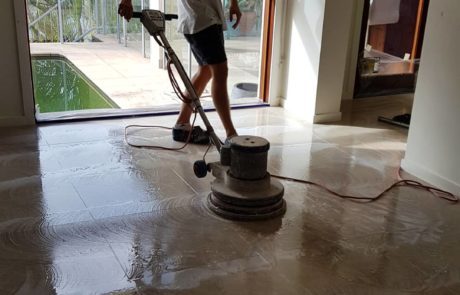 polishing limestone floor - The Stone Restorer