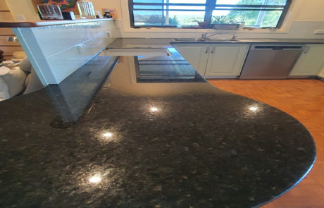 Granite kitchen countertop restoration